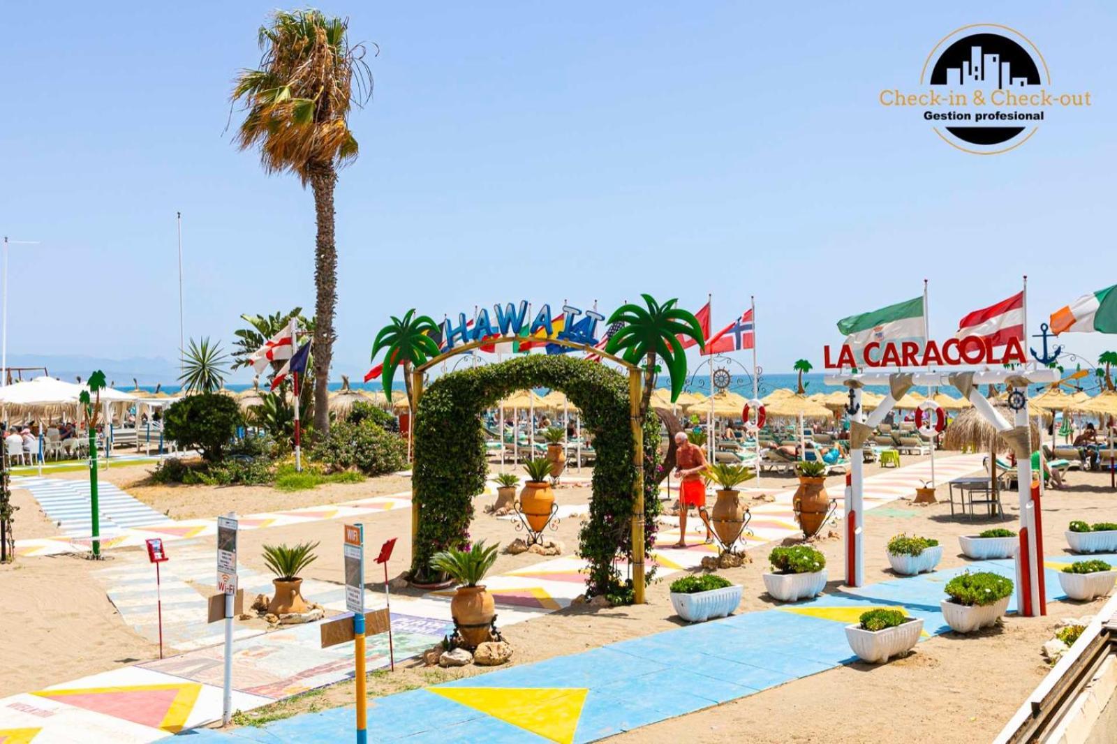 El Bajondillo Beach A 30 Metros De La Playa 托雷莫利诺斯 外观 照片